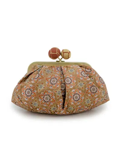 Weekend Max Mara Japan Treasures Silk Clutch In Stemma