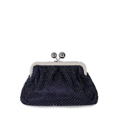 Weekend Max Mara Small Pasticcino Bag In Blue