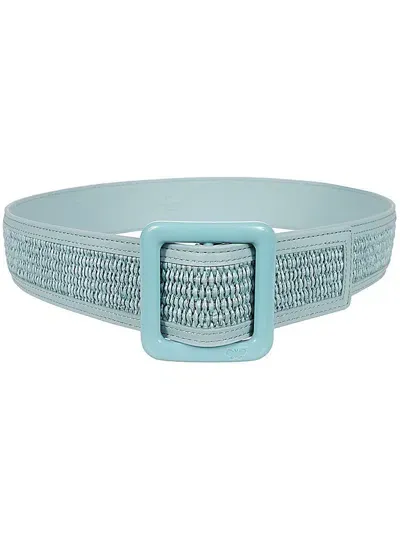 Weekend Max Mara Square Buckle Belt In Blue