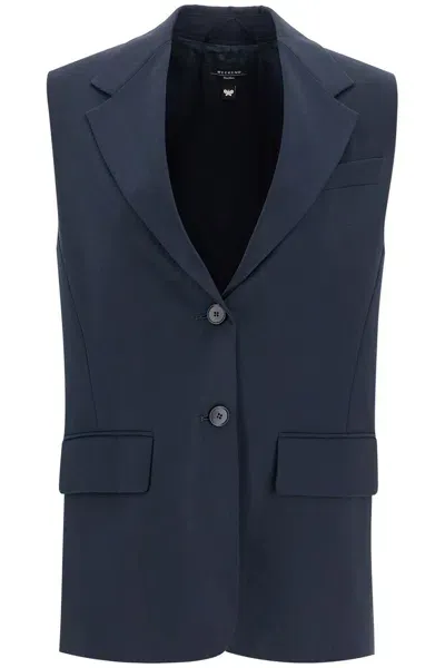 Weekend Max Mara Tailored Women's Vest In Blue