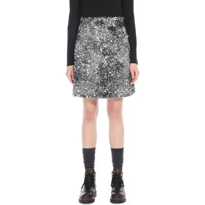 Weekend Max Mara Uvetta Sequin Skirt In Black