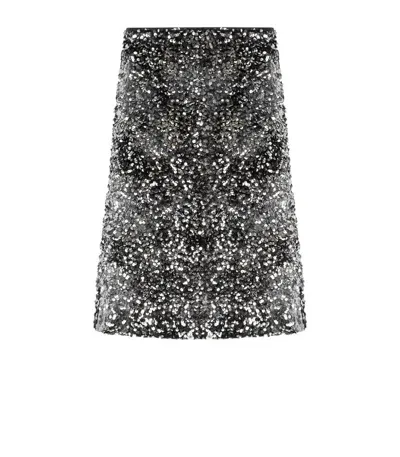 Weekend Max Mara Uvetta Silver Skirt