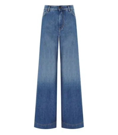 Weekend Max Mara Vega Flare Jeans In Blue