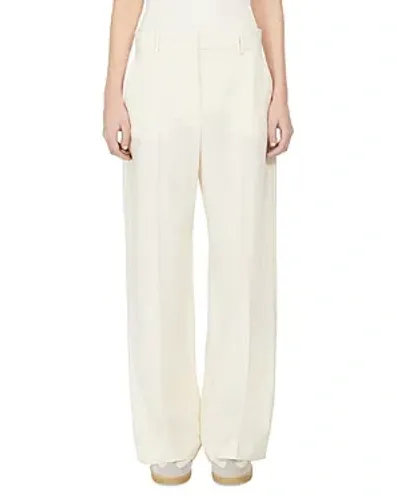 Weekend Max Mara Verdun Wide Leg Pants In Ecru