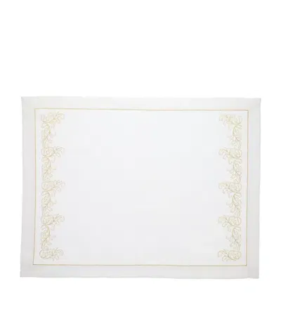 Weissfee Linen Antibes Placemat In Gold