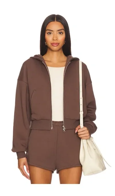 Wellbeing + Beingwell Alder Hoodie In Brown