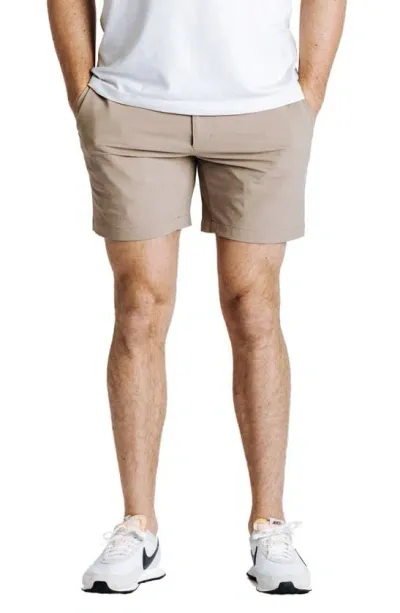 Western Rise Evolution Hybrid Twill Chino Shorts In Sand