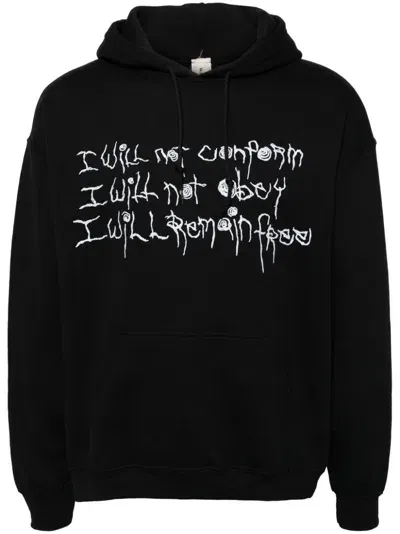 Westfall Graphic-print Hoodie In Black