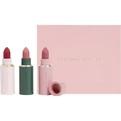 Westman Atelier Holiday Lipstick Trio Set In Multi Pink