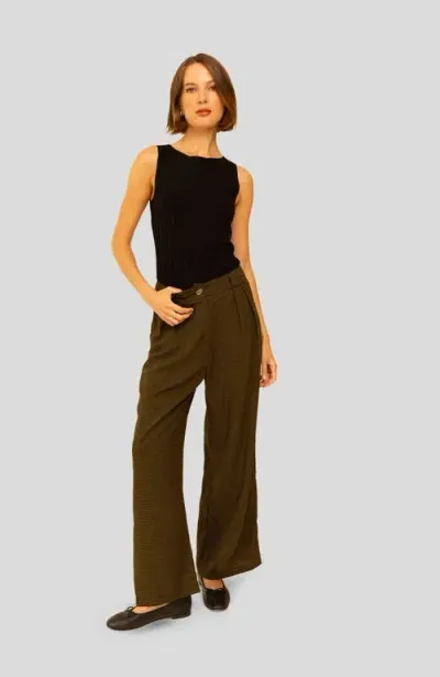 Whimsy + Row Leanna Pant In Brown