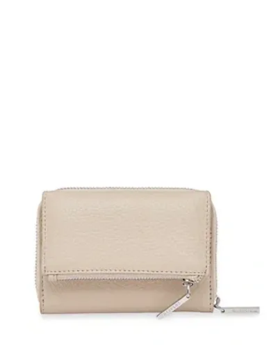 Whistles Bibi Zip Purse In Taupe