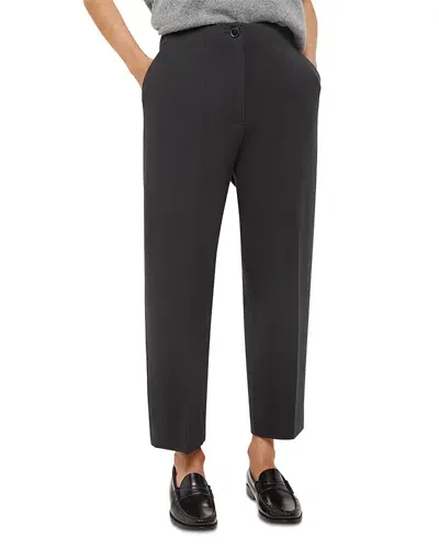 Whistles Lila Ponte Pants In Black