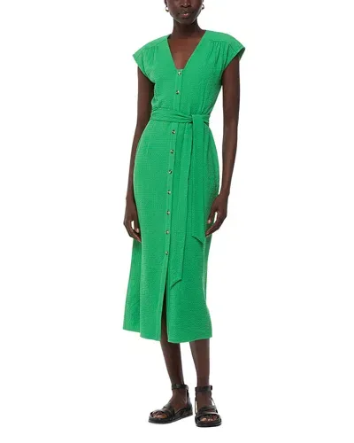 Whistles Misty Midi Dress In Green