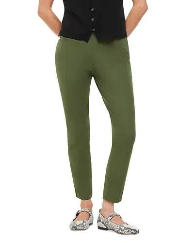 Whistles Petite Super Stretch Pants In Khaki