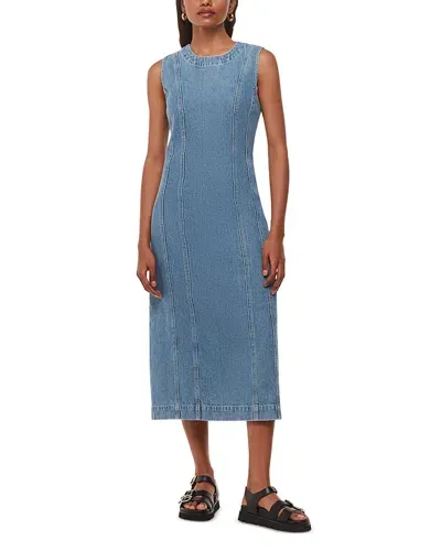 Whistles Petites Denim Midi Dress