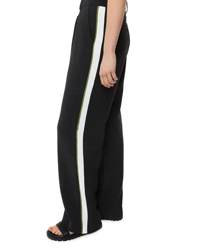 Whistles Side Stripe Pants In Black/multi