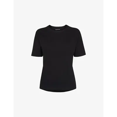 Whistles Emily Ultimate Tee In Black