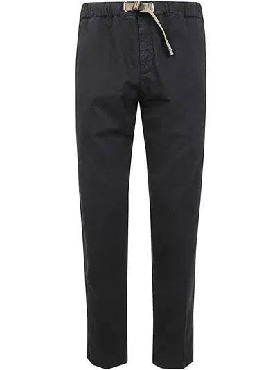 White Sand Long Trousers Clothing In Black