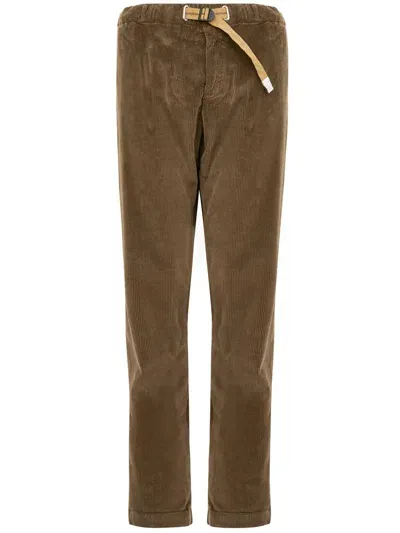 White Sand Trousers In Brown