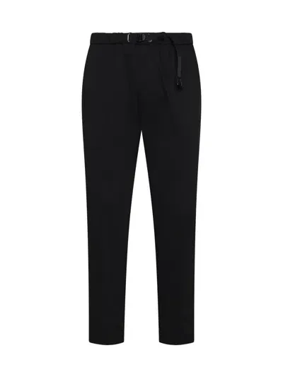 White Sand Trousers In Black