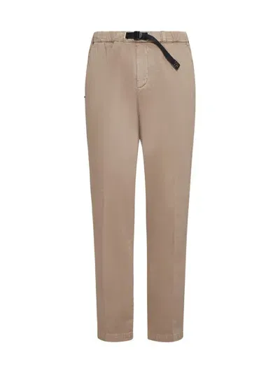 White Sand Trousers In Dove Grey