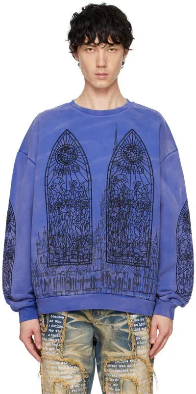 Who Decides War Blue Cathedral Sweatshirt