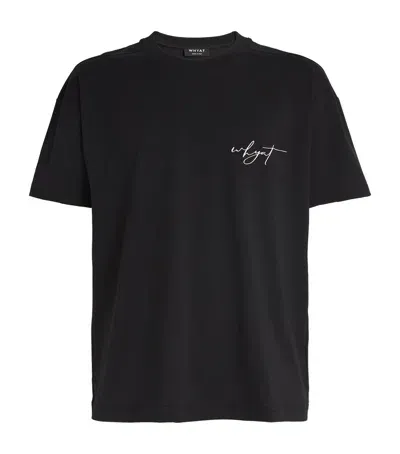 Whyat Signature Logo T-shirt In Black