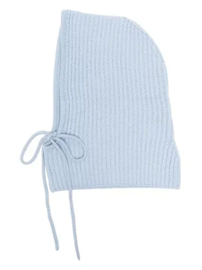 Wild Cashmere Cashmere Balaclava In Blue