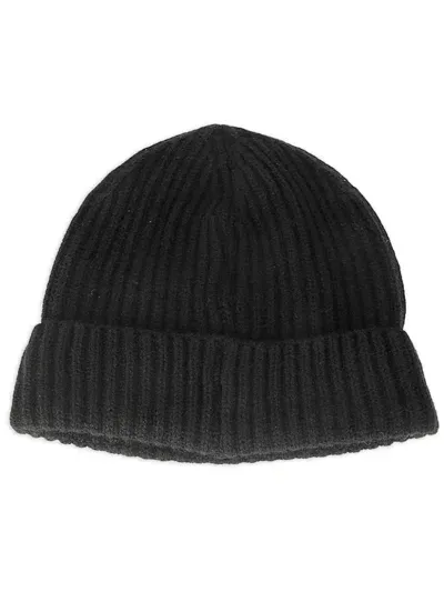 Wild Cashmere Cashmere Beanie In Black