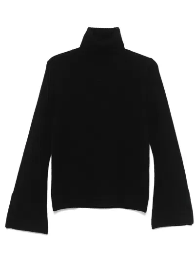 Wild Cashmere Ember Sweater In Black