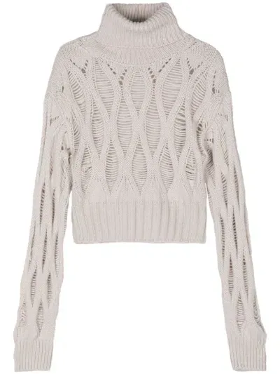 Wild Cashmere Lyla Cashmere Sweater In Beige