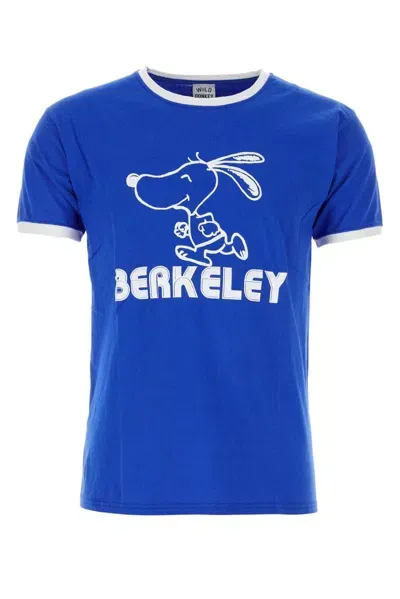 Wild Donkey Graphic In Blue