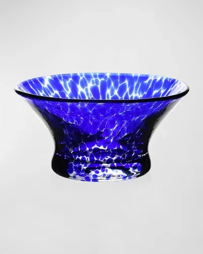 William Yeoward Crystal Vanessa Sicilian Blue Nut Bowl