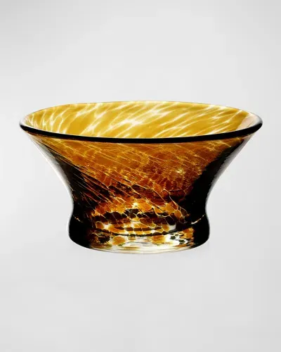 William Yeoward Crystal Vanessa Tortoise Nut Bowl In Gold