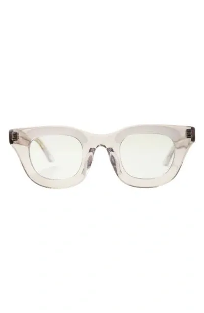 Wisdom Frame 3 43mm Round Sunglasses In Transparent