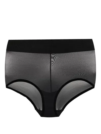 Wolford High-waist Briefs In Black