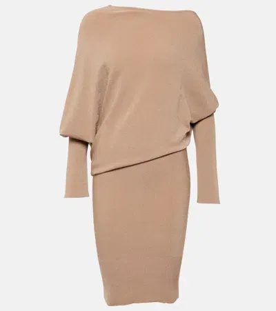 Wolford Knit Midi Dress In Brown