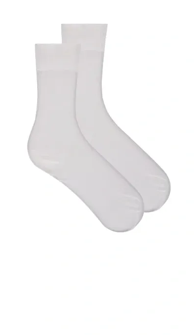 Wolford Monofil Socks In 화이트