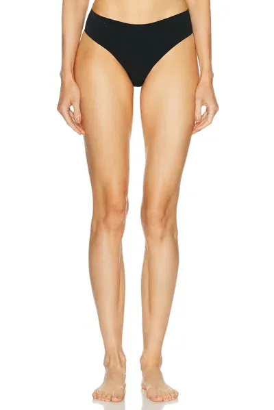 Wolford Pure Brazilian Panty In Black