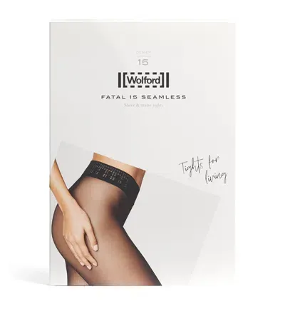 Wolford Seamless Fatal 15 Tights In Black