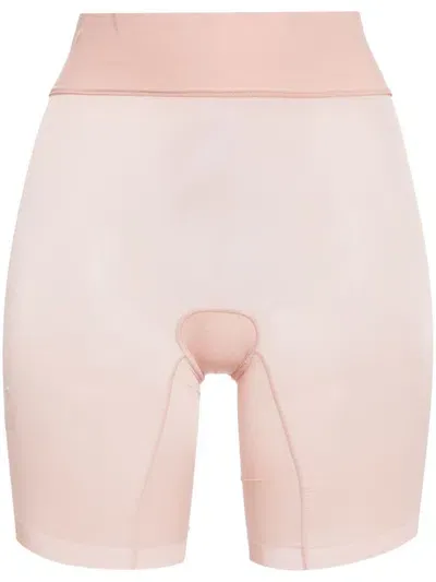 Wolford Shaping Tulle Shorts In Pink