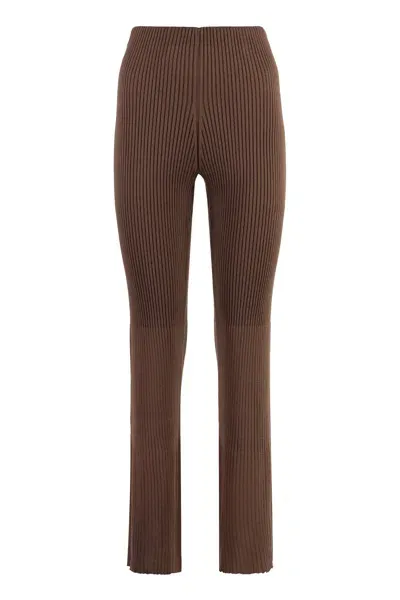 Wolford Wool Trousers In Brown