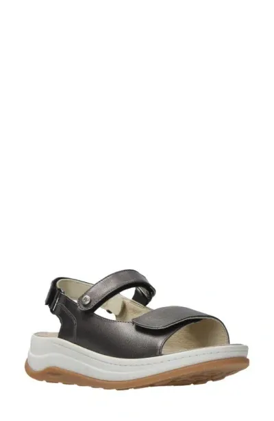 Wolky Adura Slingback Platform Sandal In Black