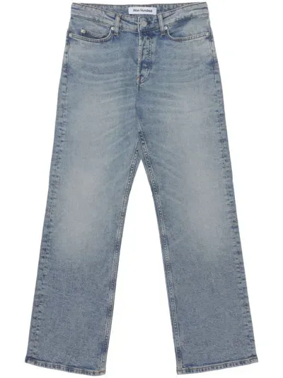 Won Hundred Pearl High-rise Straight-leg Jeans In Blue