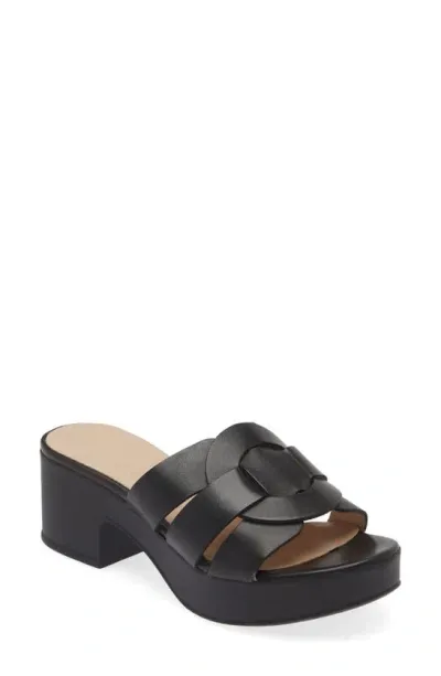 Wonders Block Heel Sandal In Iseo Black