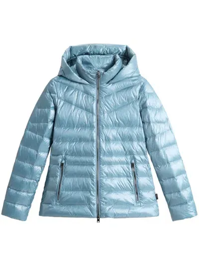 Woolrich Aliquippa Puffer Jacket In Blue