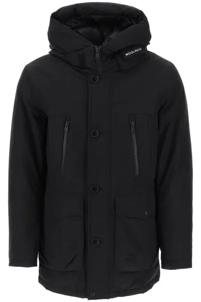 Woolrich 'arctic' Parka In Ramar Fabric In Black