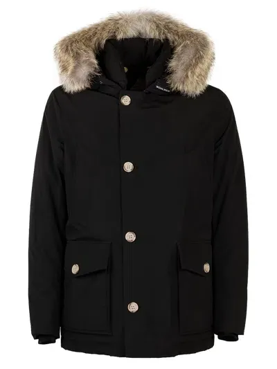 Woolrich Artic Detachable Clothing In Black