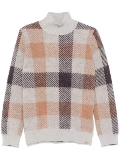 Woolrich Check-pattern Sweater In Multi