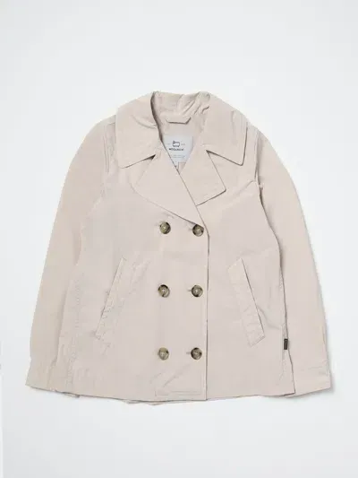 Woolrich Coat  Kids Color Beige